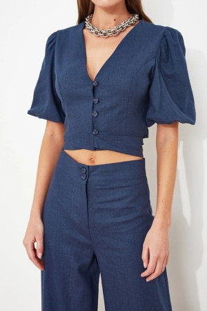 Belted Blouse