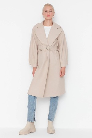 Ring Buckle Long Coat