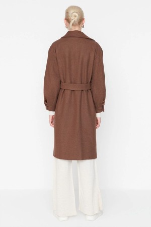 Ring Buckle Long Coat