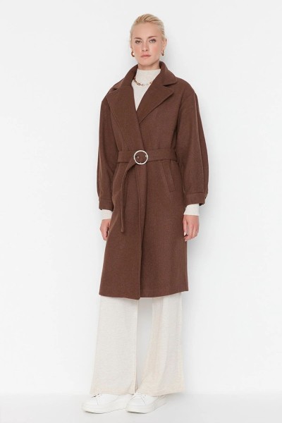 Ring Buckle Long Coat