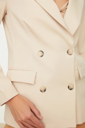 Beige Blazer Jacket