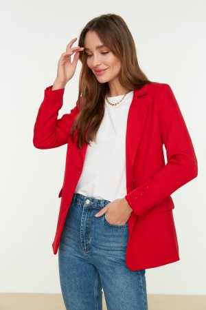 Buttoned Blazer Jacket