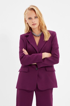 Purple Blazer Jacket