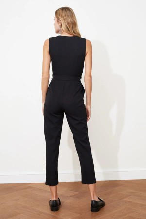 Belted Jumpsuits