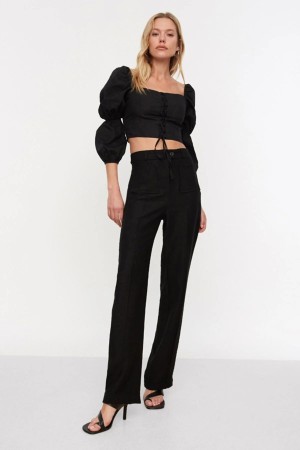 Rib Stitched Trousers